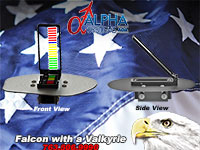 Alpha Systems AOA Falcon Angle of Attack Indicator on a HUD Mount